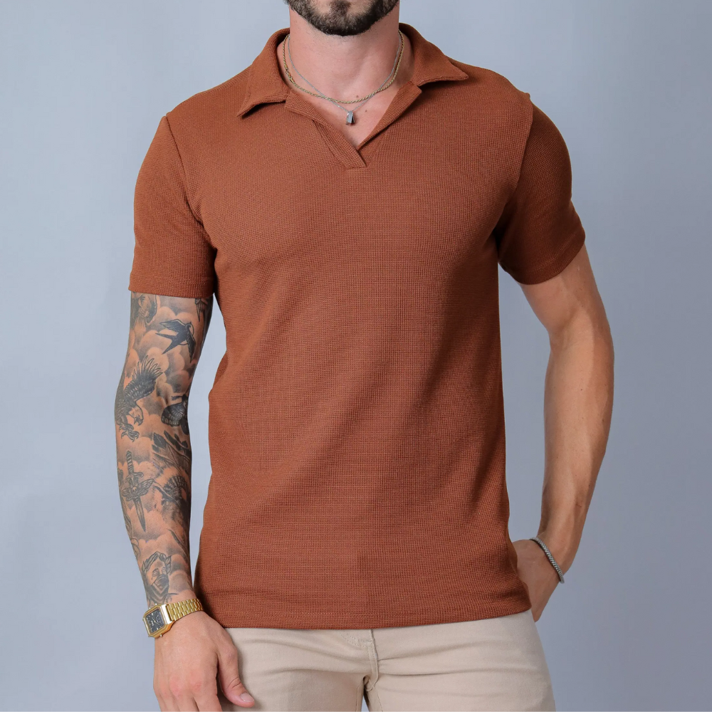 V-Strickpolohemd Viktos