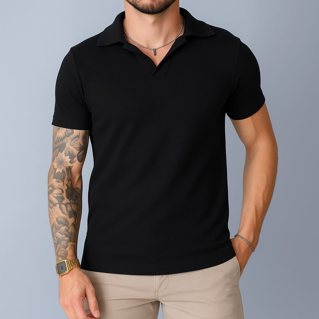 V-Strickpolohemd Viktos