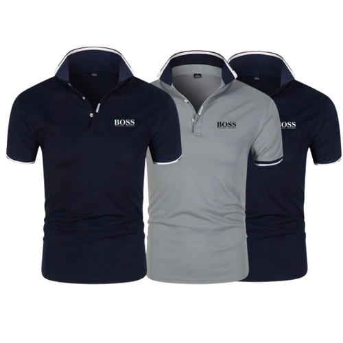 [KAUFE 2 ERHALTE 3] Essential Kit Poloshirts (3er-Pack)