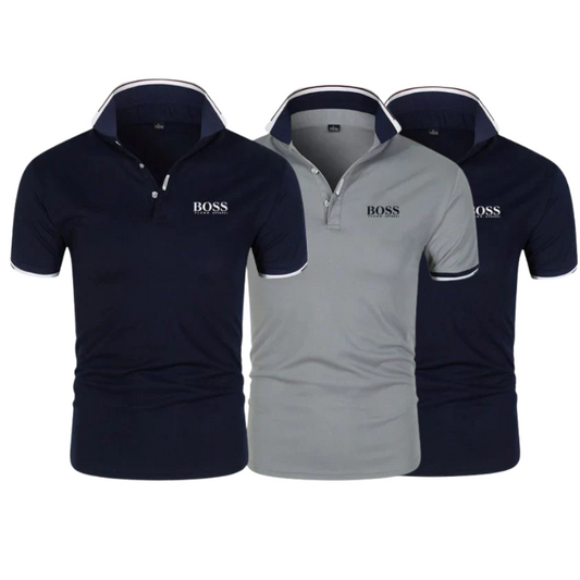 [KAUFE 2 ERHALTE 3] Essential Kit Poloshirts (3er-Pack)