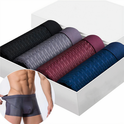 New Bamboo Fiber Boxer Shorts (3 Boxer Shorts + 2 Free)