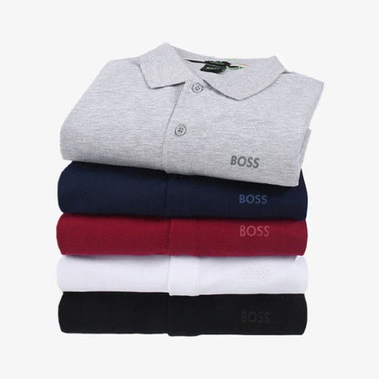 [KAUFE 3 ERHALTE 5] Essential Kit Poloshirts (5er-Pack)