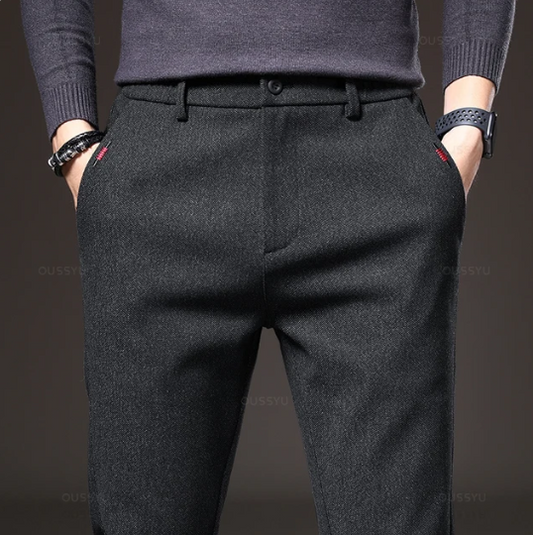 Men's Brushed Fabric Casual Pants