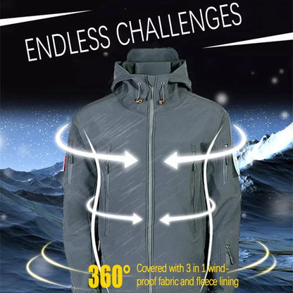 Waterproof Men's Military Jacket